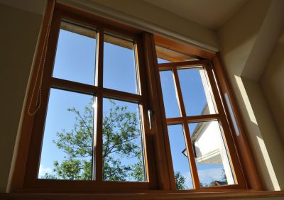 Spring Wood Window Installation